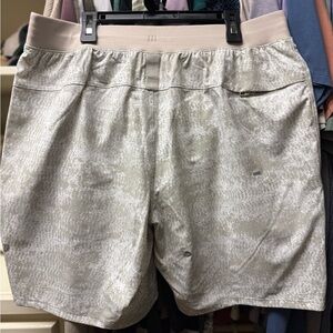 lululemon athletica Beige Athletic Shorts